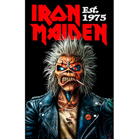 Iron Maiden textilní banner PES 70cm x 106cm, Est 1975