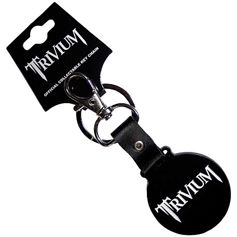 Trivium kovová klíčenka 40 mm, Classic Logo Mono Circle Zinc