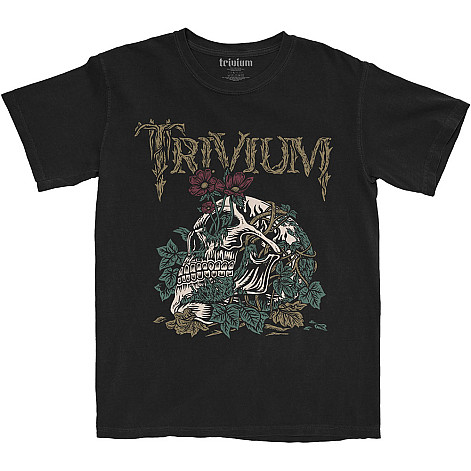 Trivium tričko, Skelly Flower Black, pánské