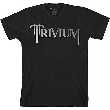 Trivium tričko, Classic Logo Metallic Print Black, pánské