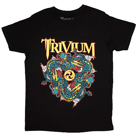 Trivium tričko, Dragon Circle Pit Black, pánské