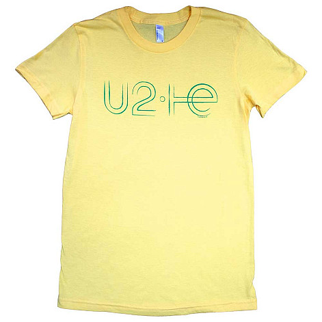 U2 tričko, Brazil Logo Babydoll Yellow, dámské