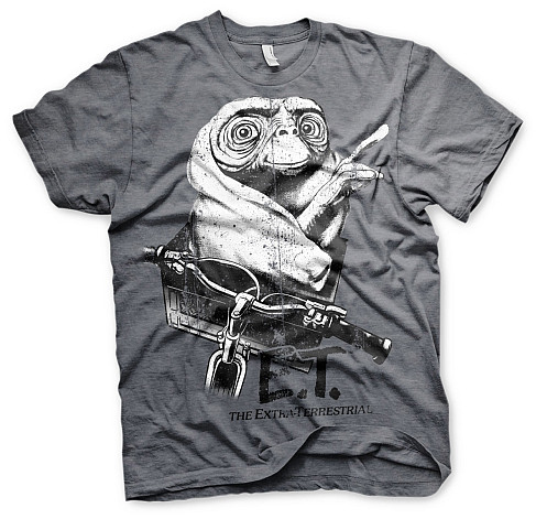 E.T. Mimozemšťan tričko, Biking Distressed, pánské
