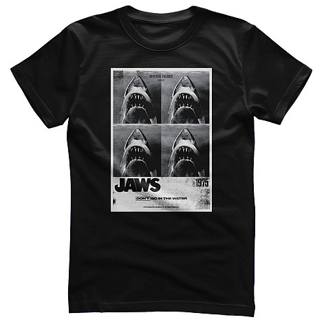 Čelisti tričko, Don't Go In The Water Black, pánské