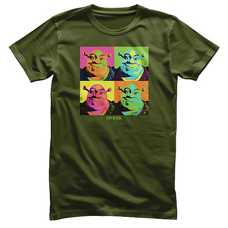 Shrek tričko, Pop-Art Olive, pánské