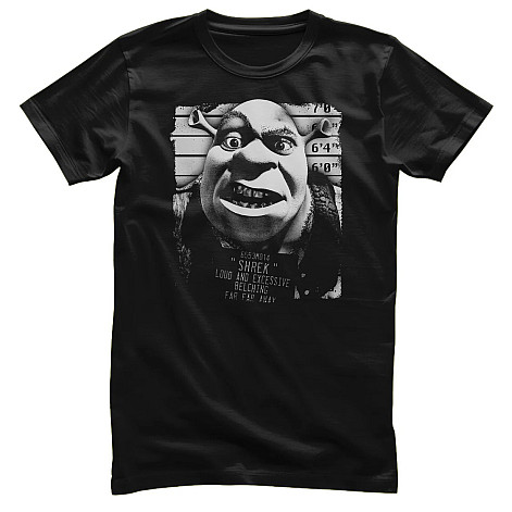 Shrek tričko, MugShot Black, pánské