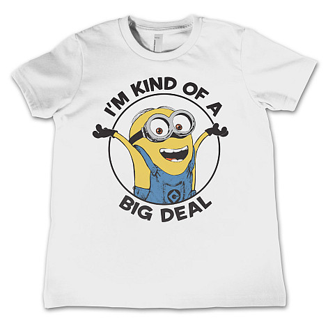 Despicable Me tričko, I'm Kind Of A Big Deal Kids White, dětské