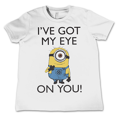 Despicable Me tričko, I Got My Eye On You Kids White, dětské