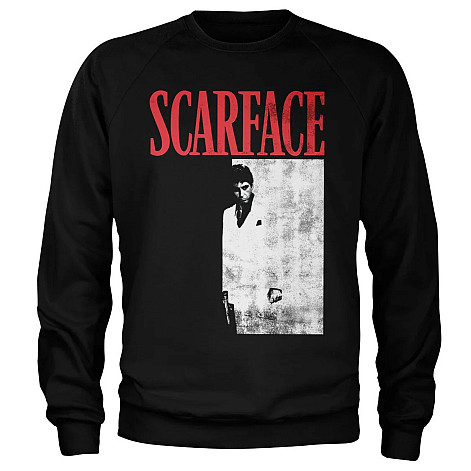 Scarface mikina, Poster Sweatshirt Black, pánská