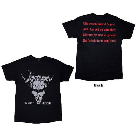Venom tričko, Black Metal V.2 BP Black, pánské