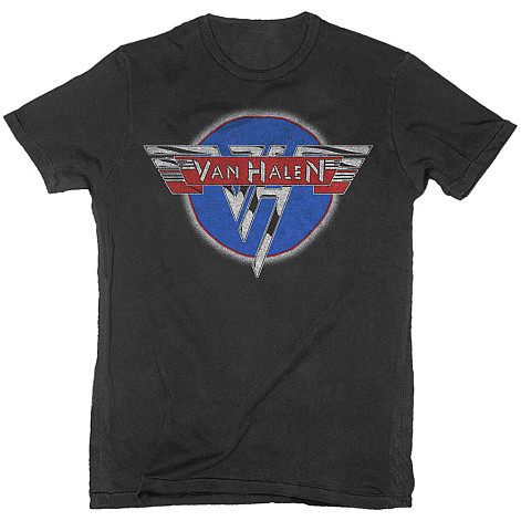 Van Halen tričko, Chrome Logo Black, pánské