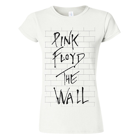 Pink Floyd tričko, The Wall Album White Girly, dámské