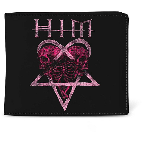HIM peněženka PU 11 x 10 x 1 cm, Logo Black