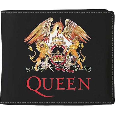 Queen peněženka PU 11 x 10 x 1 cm, Crest Black