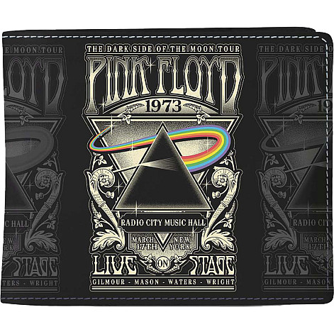 Pink Floyd peněženka PU 11 x 10 x 1 cm, 1973 Live Black