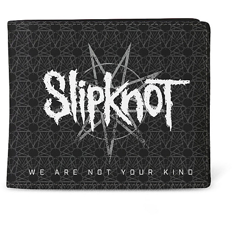 Slipknot peněženka PU 11 x 10 x 1 cm, Wanyk Unsainted Black
