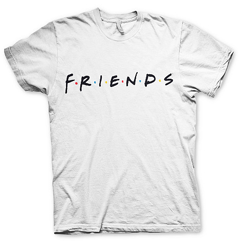 Friends tričko, Friends Logo White, pánské