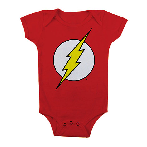 The Flash kojenecké body tričko, Logo Red, dětské