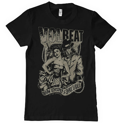 Volbeat tričko, Outlaw Gentlemen Black, pánské