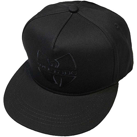 Wu-Tang Clan kšiltovka snapback One Size, Black Logo Black, unisex