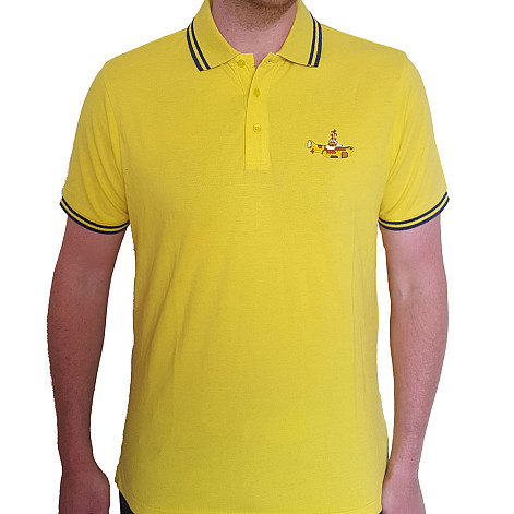 The Beatles tričko, Yellow Submarine Polo Yellow, pánské