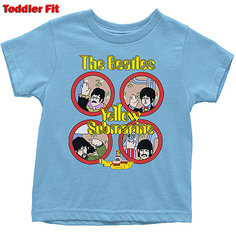 The Beatles tričko, Yellow Submarine Portholes Blue, dětské
