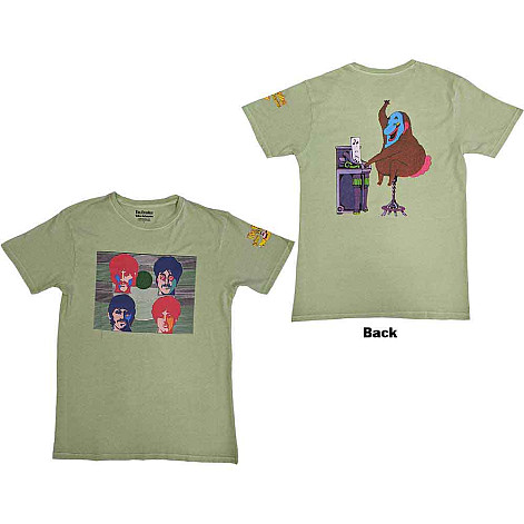The Beatles tričko, Yellow Submarine Magic Piano BP Green, pánské