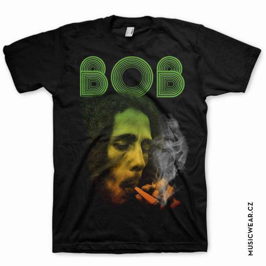 Bob Marley tričko, Smoking Da Erb, pánské, velikost L