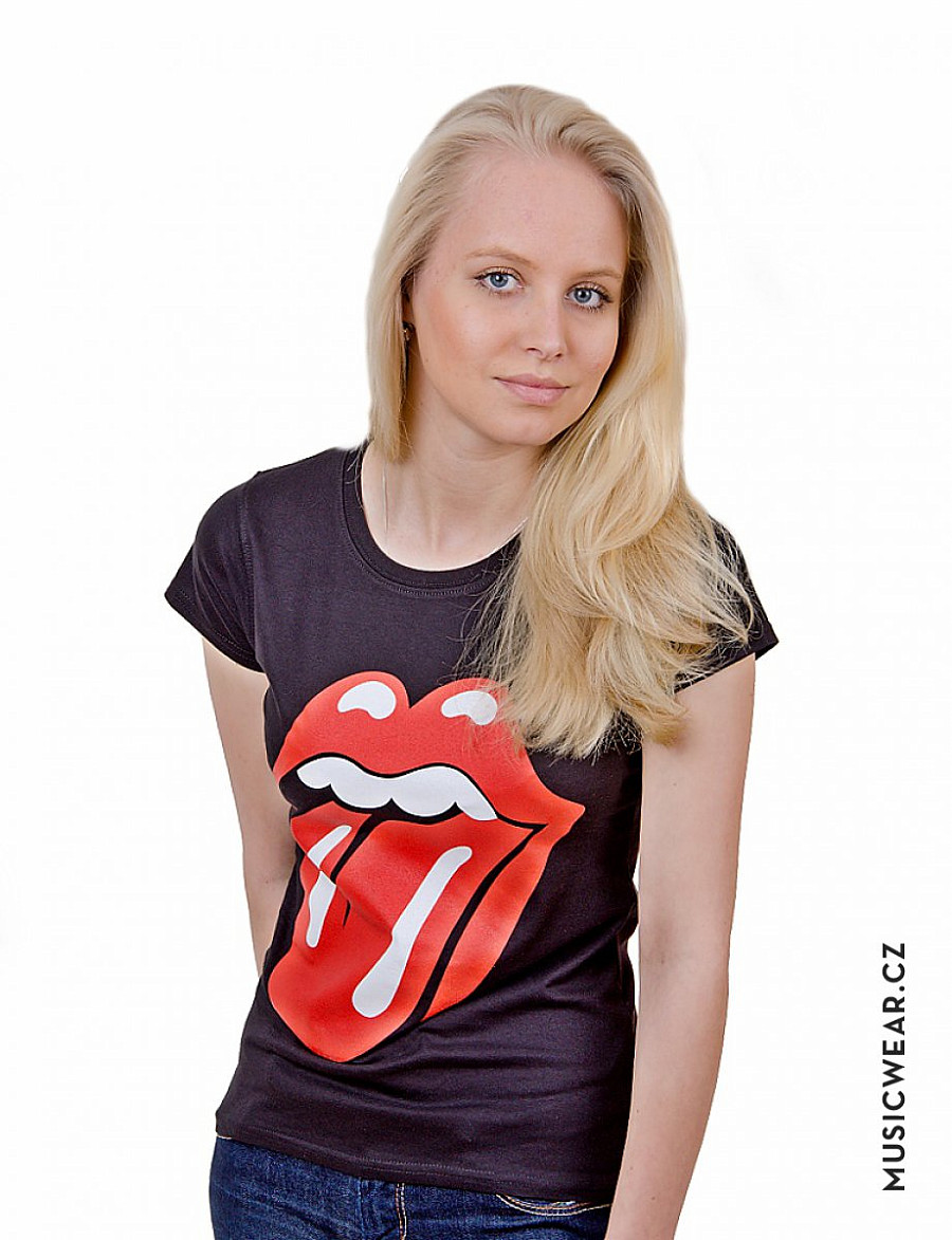 Rolling Stones tričko, Classic Tongue, dámské, velikost S