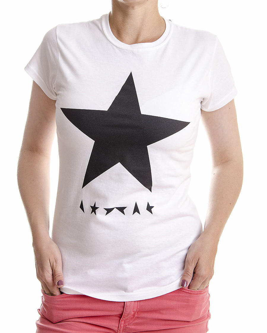 David Bowie tričko, Blackstar (On White), dámské, velikost XXL