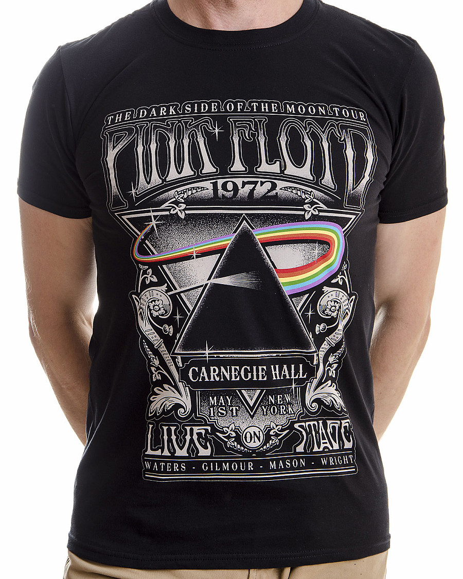 Pink Floyd tričko, Carnegie Hall Poster, pánské, velikost S