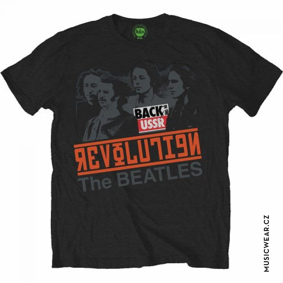The Beatles tričko, Revolution Back in the USSR, pánské, velikost XL