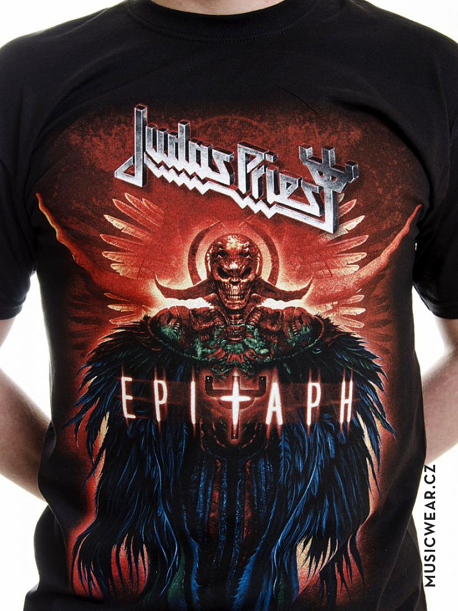 Judas Priest tričko, Epitaph Jumbo, pánské, velikost S
