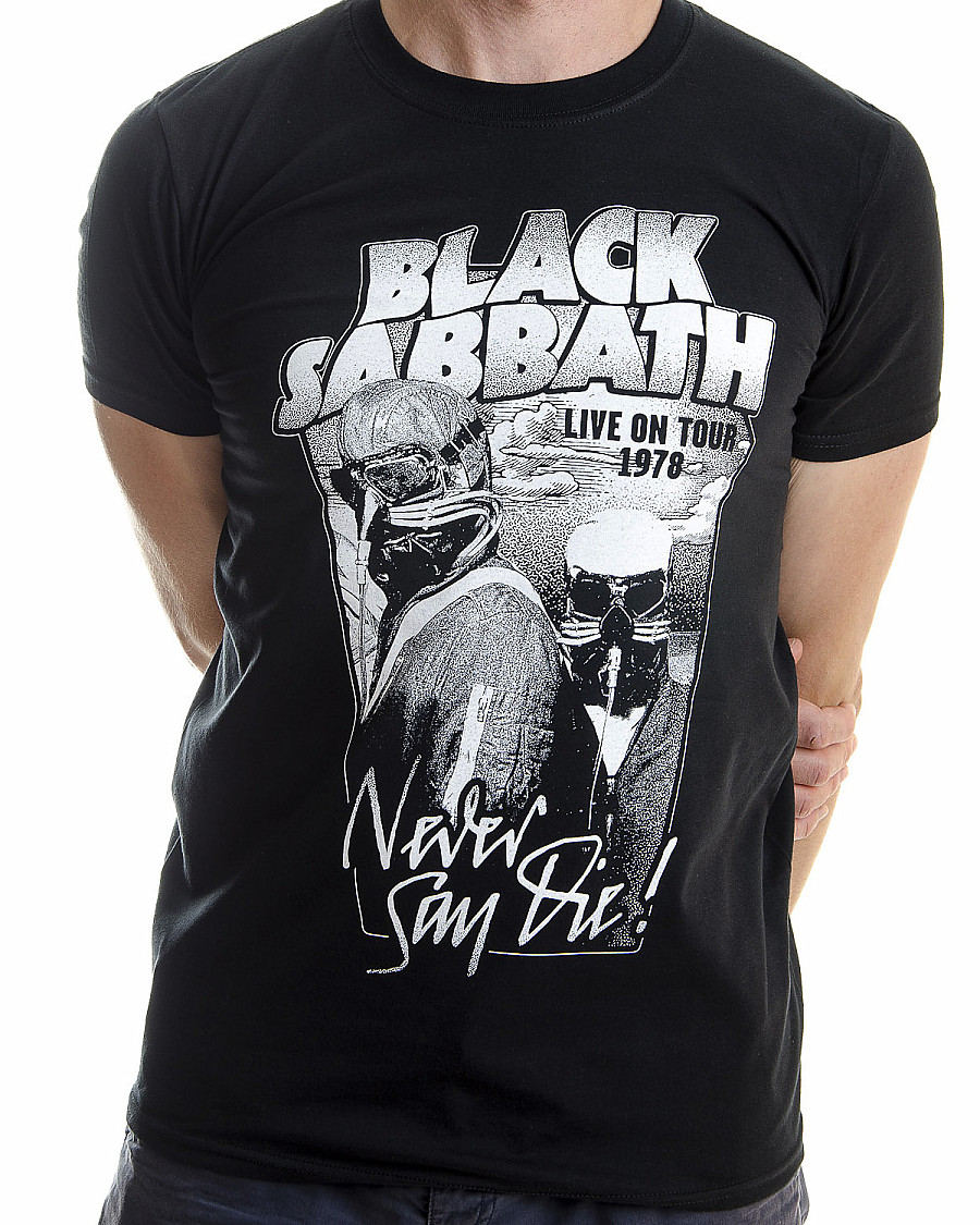 Black Sabbath tričko, Never Say Die 2016, pánské, velikost L