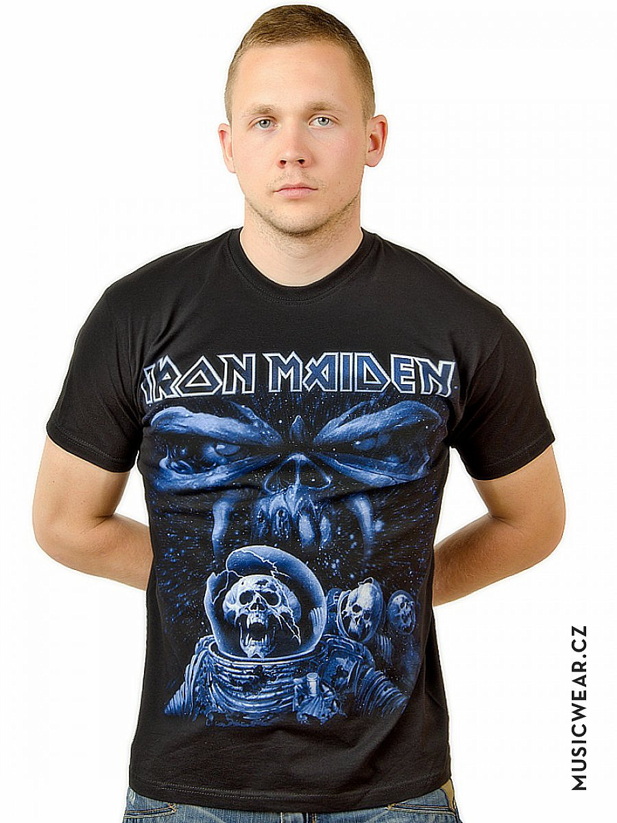 Iron Maiden tričko, Final Frontier Blue Album Spaceman, pánské, velikost S