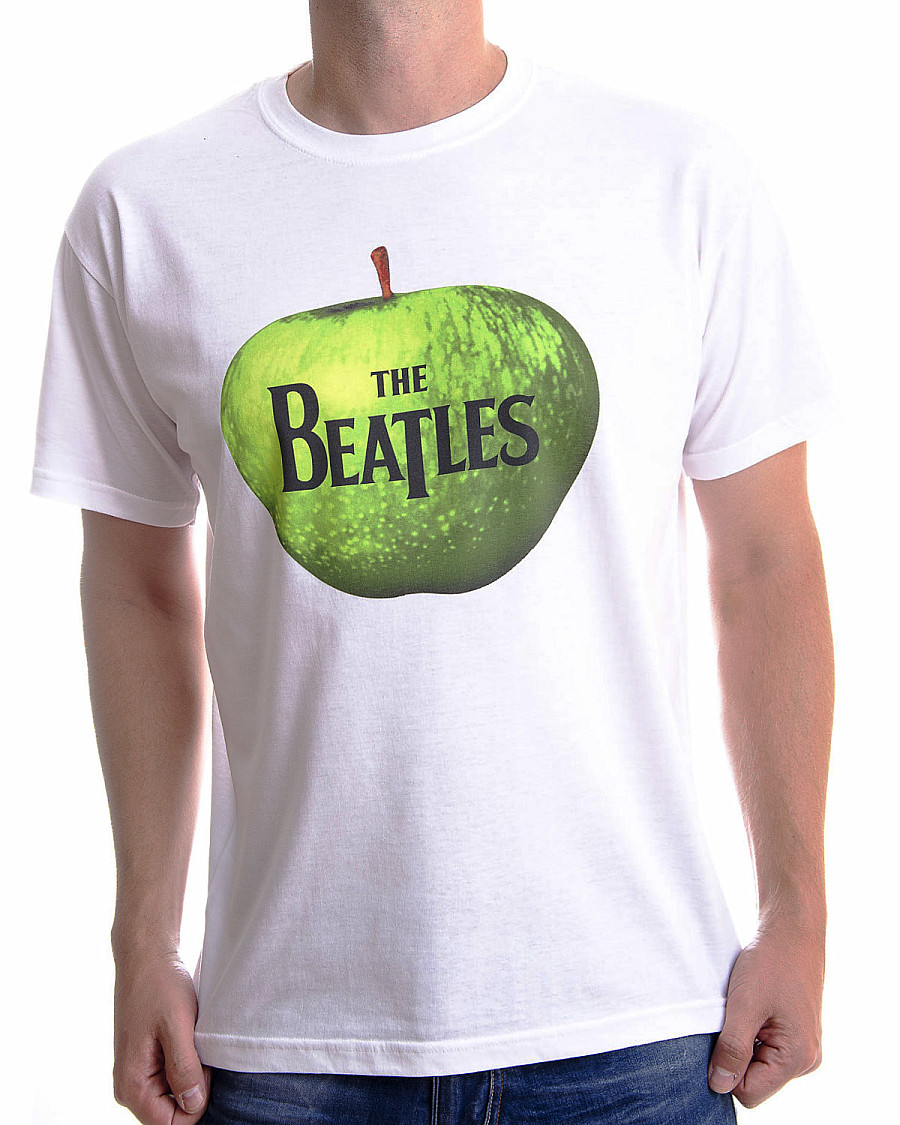 The Beatles tričko, Apple White, pánské, velikost S