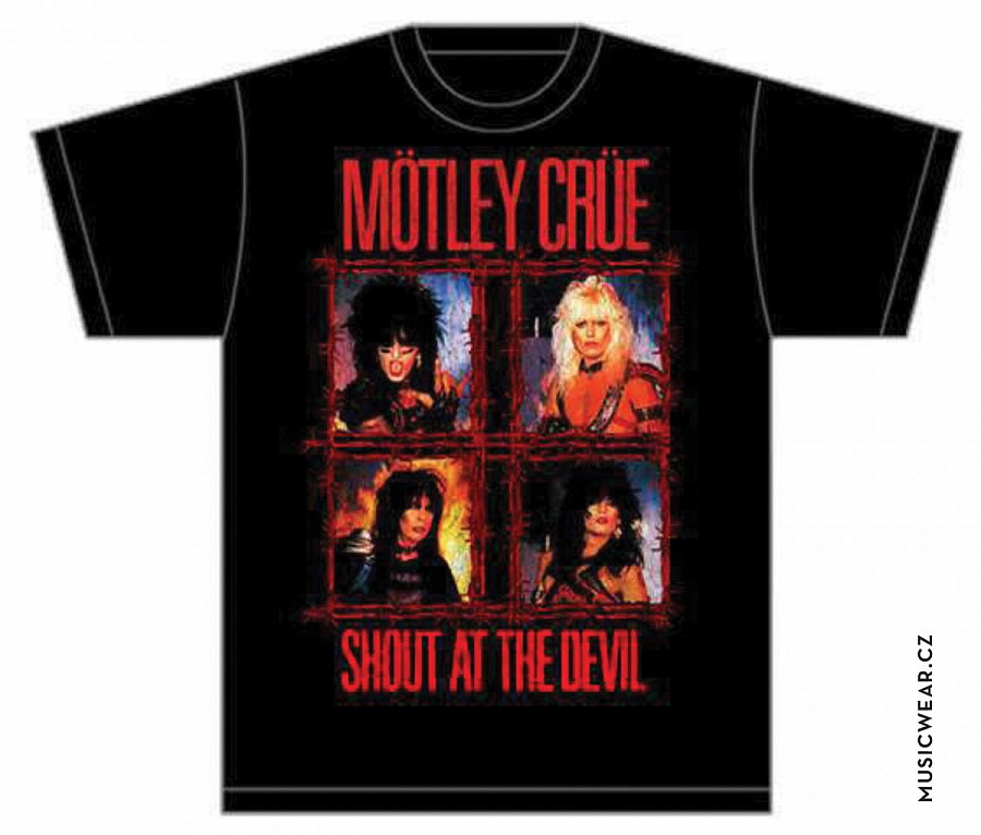 Motley Crue tričko, Shout Wire, pánské, velikost M