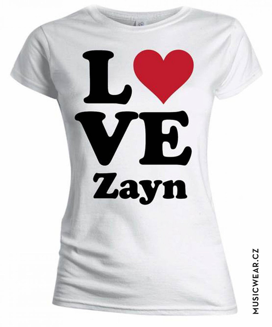 One Direction tričko, Love Zayn, dámské, velikost S