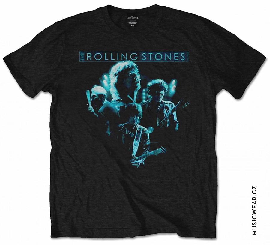 Rolling Stones tričko, Band Glow, pánské, velikost L