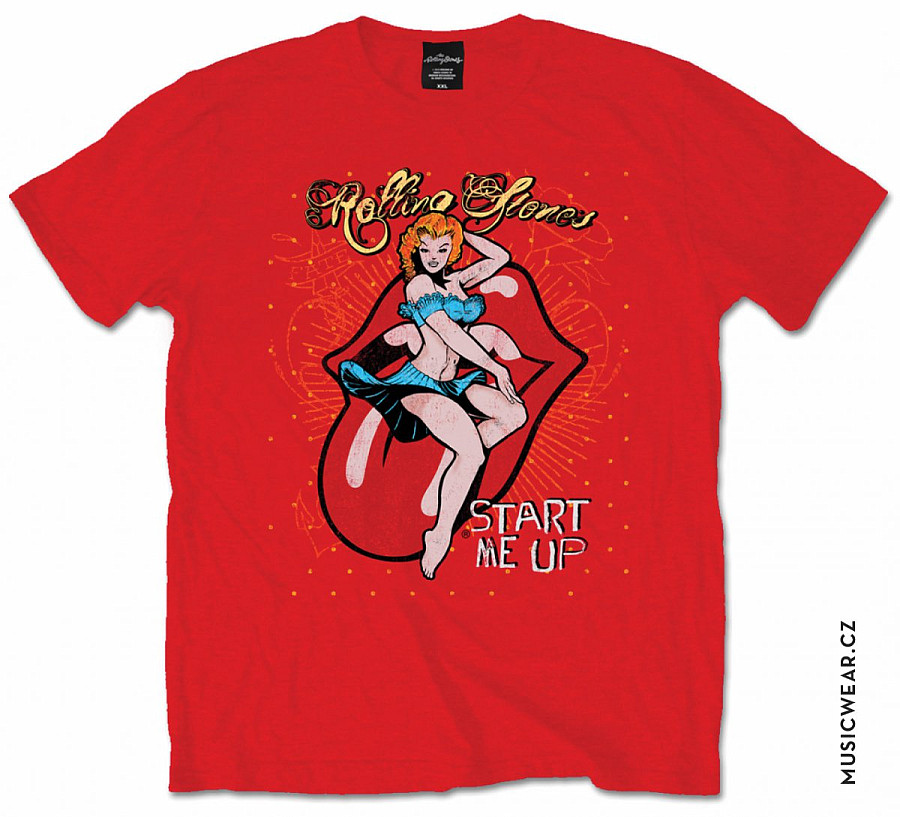 Rolling Stones tričko, Start Me Up, pánské, velikost XL