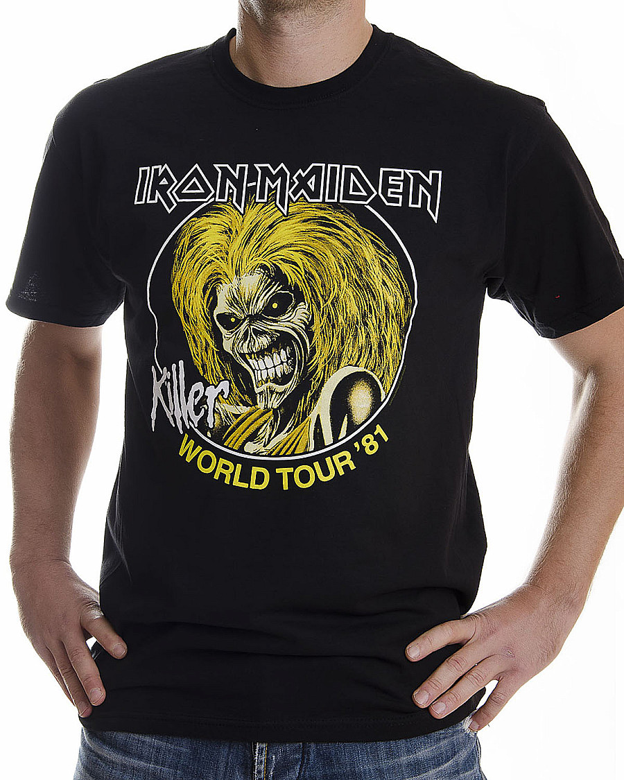 Iron Maiden tričko, Killers World Tour 81, pánské, velikost L