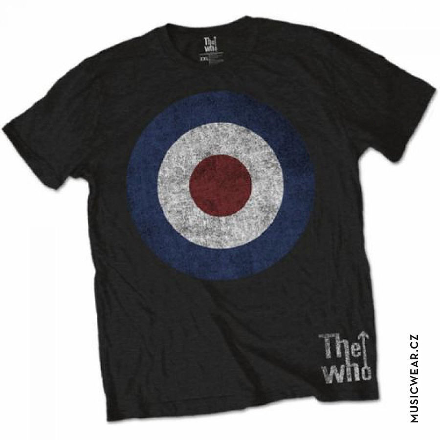 The Who tričko, Target Distressed, pánské, velikost M
