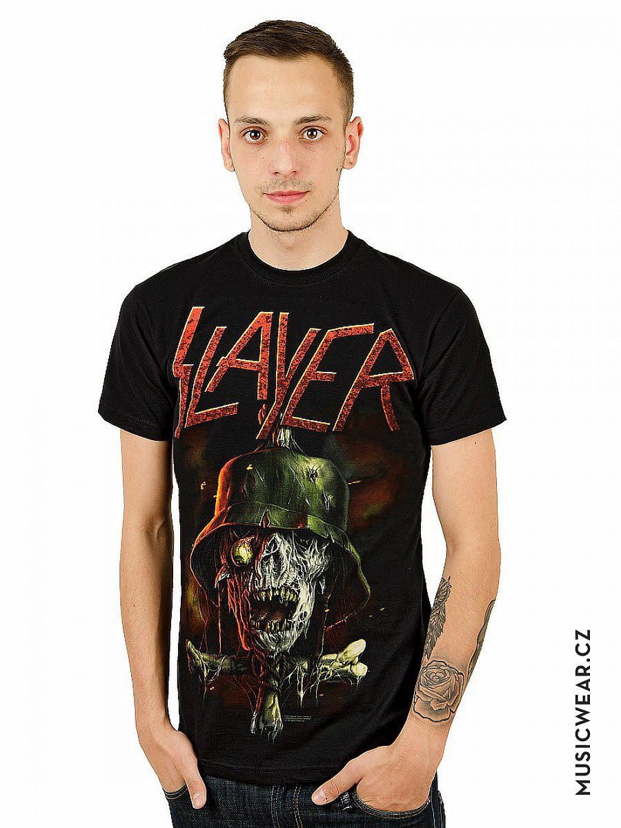 Slayer tričko, Soldier Cross &#039;V.2&#039;, pánské, velikost XXL