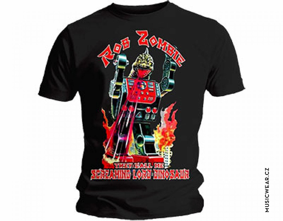 Rob Zombie tričko, Lord Dinosaur, pánské, velikost XXL