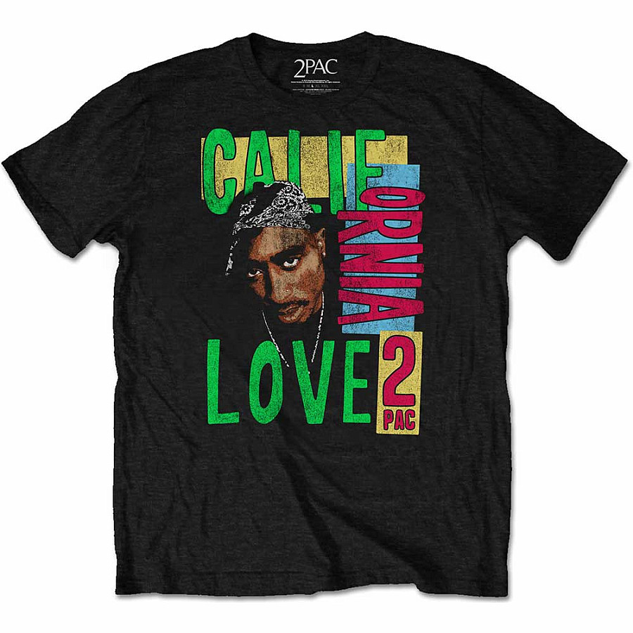 Tupac tričko, California Love, pánské, velikost L