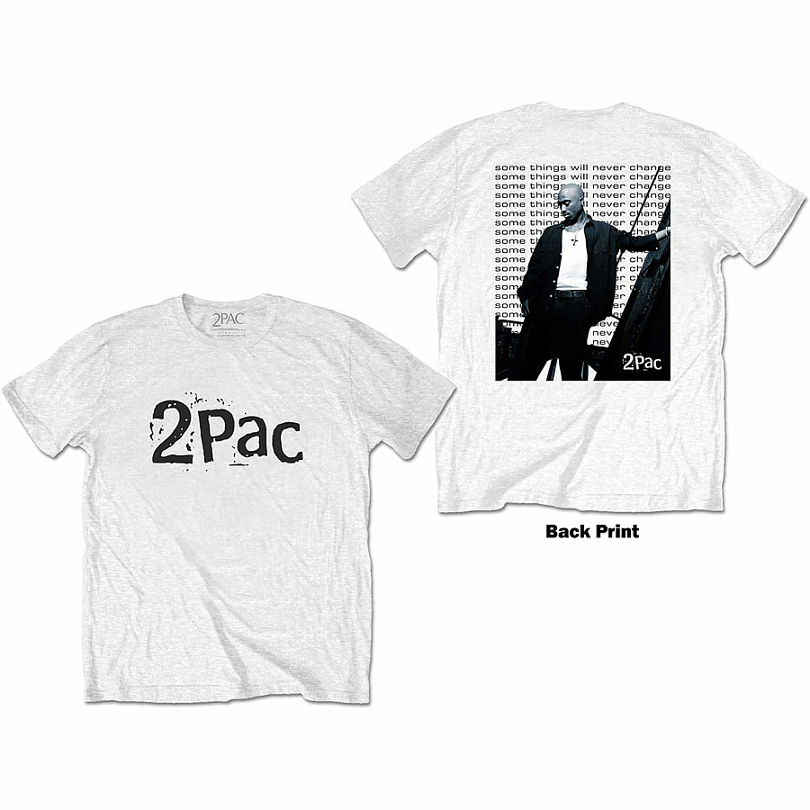 Tupac tričko, Changes Back Repeat, pánské, velikost XXL