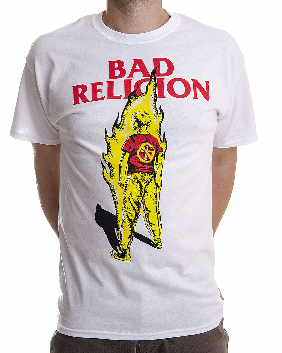 Bad Religion tričko, Flame, pánské, velikost XXL