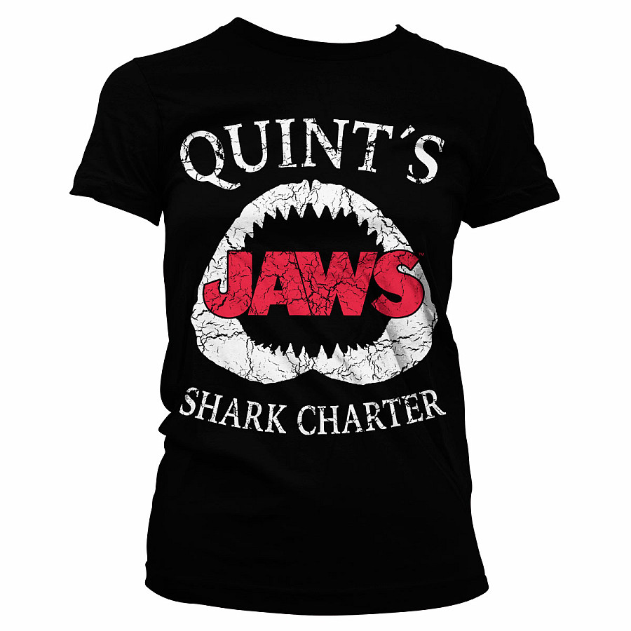 Čelisti tričko, Quint´s Shark Charter, dámské, velikost M
