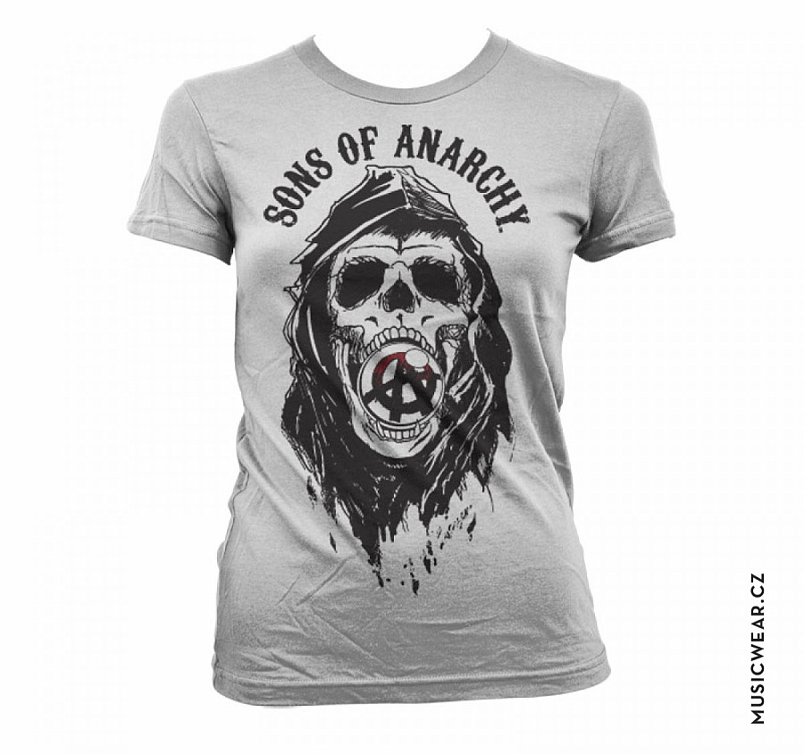 Sons of Anarchy tričko, Draft Skull, dámské, velikost XL