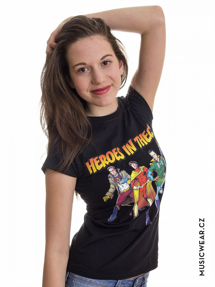Big Bang Theory tričko, Heroes In Theory Girly, dámské, velikost XL